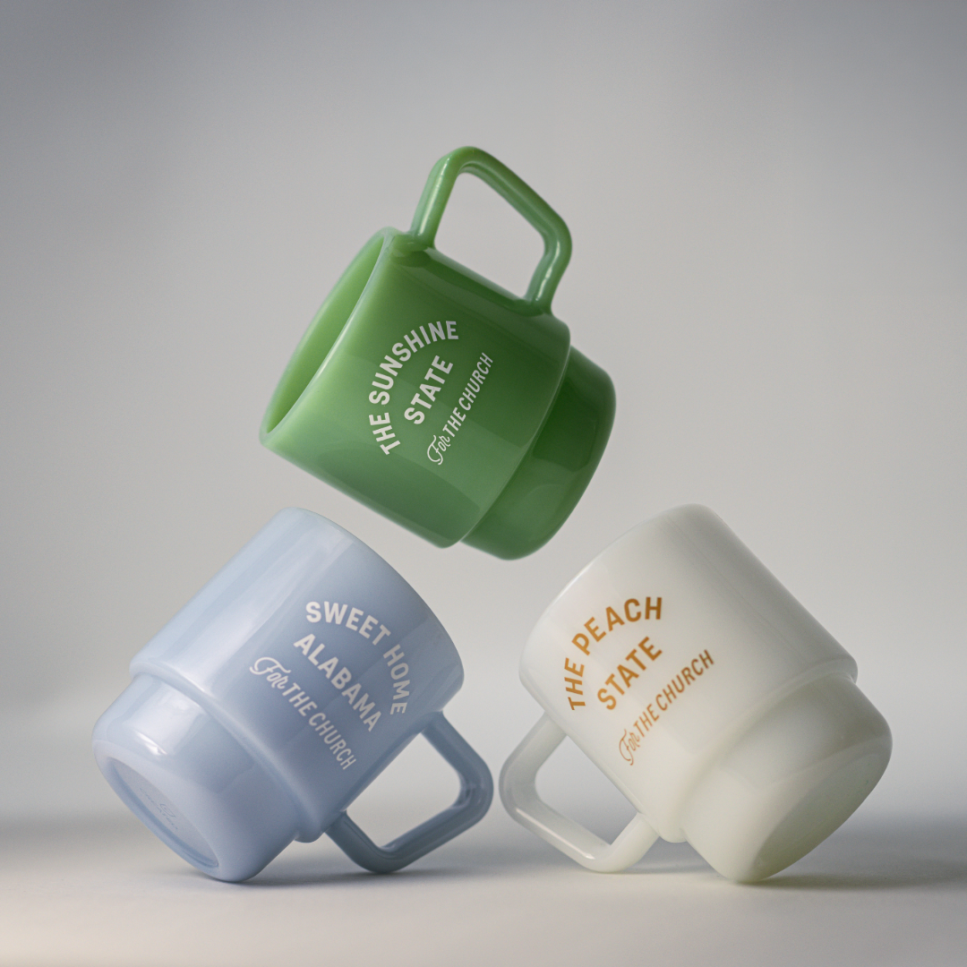 FTC State Milk Glass Mug