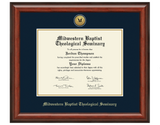 Engraved Medallion Diploma Frame (Doctoral/DMin)