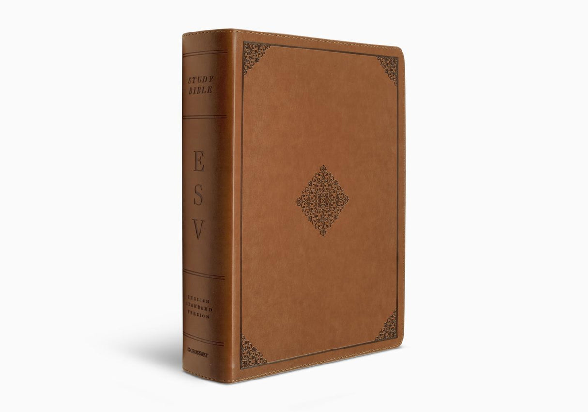 ESV Study Bible, TruTone, English Saddle