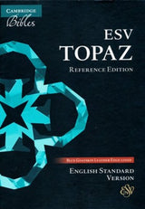 ESV Topaz Reference Bible Goatskin Dark Blue