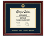 Engraved Medallion Diploma Frame (Doctoral/DMin)