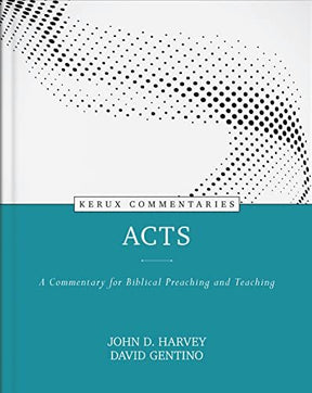 A Commentary for Biblical Preaching and Teaching

In Acts, John D. Harvey and David Gentino tease out the multifaceted yet compatible purposes apparent in Acts: showing God the Holy Spirit in action as Jesus's disciples undertook the commission that he ga