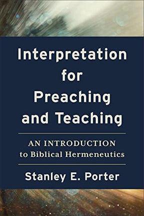 An Introduction to Biblical Hermeneutics

Renowned biblical scholar Stanley Porter offers an accessible introduction to hermeneutics to help students and pastors better interpret and understand God's Word. This book focuses on various levels of int