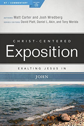 Edited by David Platt, Daniel L. Akin, and Tony Merida, this new commentary series, projected to be 48 volumes, takes a Christ-centered approach to expositing each book of the Bible.