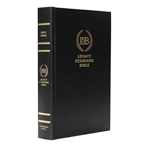 Legacy Standard Bible Single Column Black Hardcover