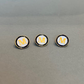 Soft enamel pin, 0.75", quantity of 1