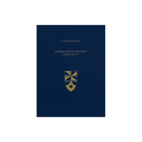Latin-English Opera Omnia: Summa Contra Gentiles, Books III & IV is a paperback book that is part of the Latin-English Opera Omnia series. This book features the Latin and English translations of Books III & IV of Summa Contra Gentiles. It is a valuable r