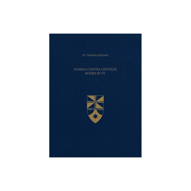 Latin-English Opera Omnia: Summa Contra Gentiles, Books III & IV is a paperback book that is part of the Latin-English Opera Omnia series. This book features the Latin and English translations of Books III & IV of Summa Contra Gentiles. It is a valuable r