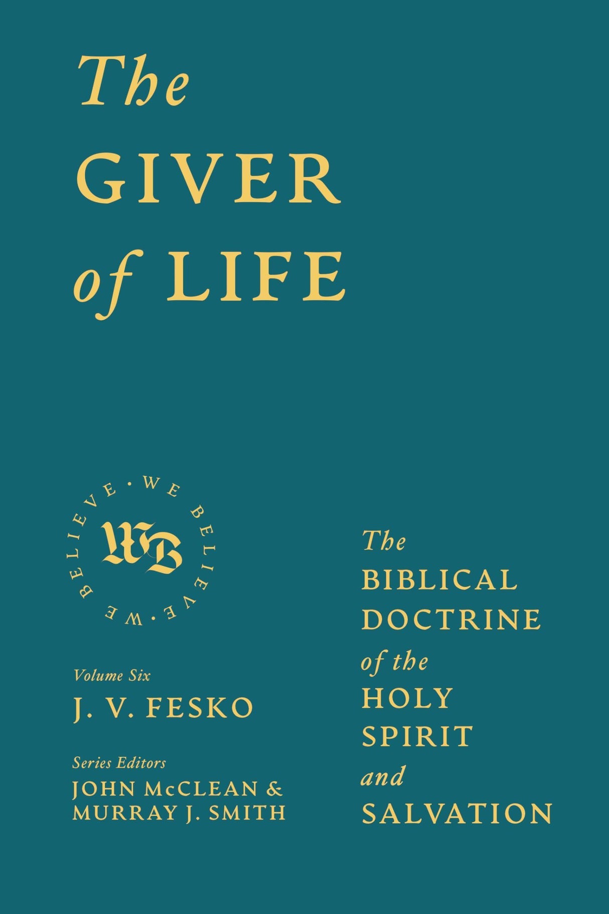The Giver of Life: The Biblical Doctrine of The Holy Spirit and Salvation (We Believe) is a comprehensive book that explores the topic of the Holy Spirit and salvation from a biblical perspective. Written by an expert in the field, this book delves into t