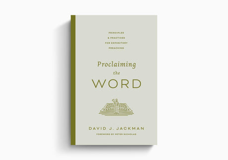 "Proclaiming the Word" is a captivating book written by David Jackman. This paperback edition is perfect for those who are passionate about sharing the message of God's Word. With its insightful content and engaging writing style, this book is a valuable 