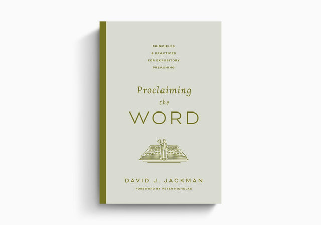 "Proclaiming the Word" is a captivating book written by David Jackman. This paperback edition is perfect for those who are passionate about sharing the message of God's Word. With its insightful content and engaging writing style, this book is a valuable 