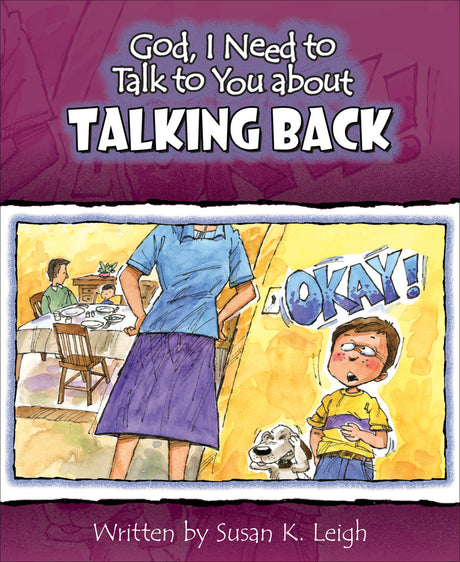 God I Need to Talk to You about Talking Back by Susan K. Leigh is a religious children's book that teaches kids about the importance of respecting authority figures and not talking back. The book is written in a simple and easy-to-understand language that