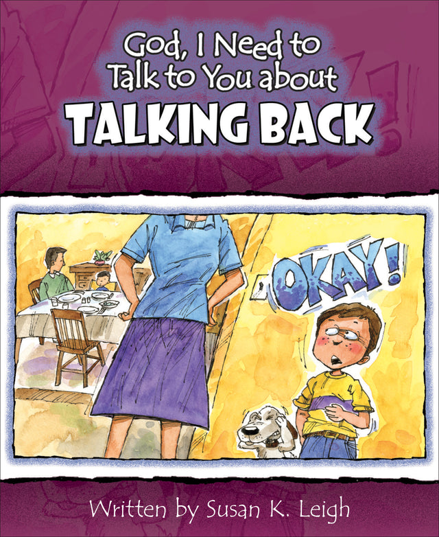 God I Need to Talk to You about Talking Back by Susan K. Leigh is a religious children's book that teaches kids about the importance of respecting authority figures and not talking back. The book is written in a simple and easy-to-understand language that