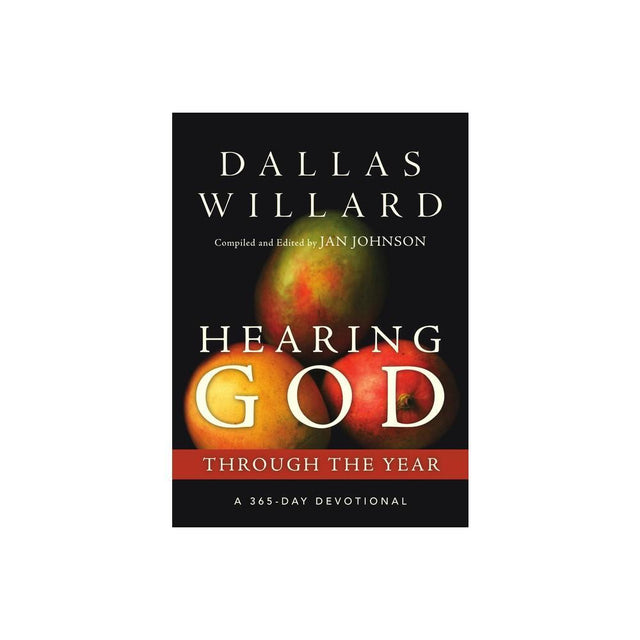 "Hearing God Through the Year" by Dallasard is a captivating devotional book presented in a sturdy hardcover format. Part of the "Through the Year Devotionals" series, this book offers insightful daily readings that guide readers on a spiritual journey to