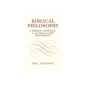 Biblical Philosophy by Dru Johnson is a thought-provoking book that delves into the intersection of philosophy and biblical teachings. This paperback edition offers readers a comprehensive exploration of how ancient philosophical ideas can inform our unde