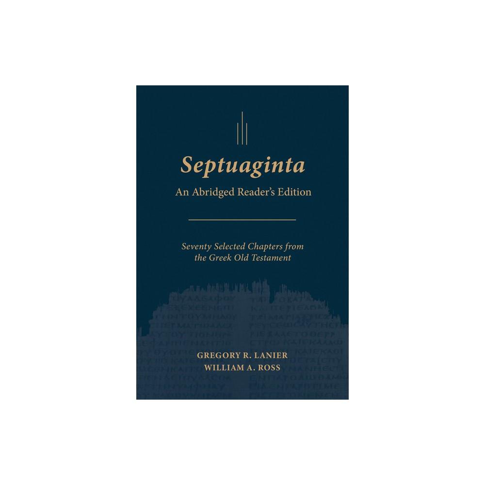 Septuaginta: An Abridged Reader's Edition is a comprehensive book by authors Gregory R Lanier and William A Ross. This reader's edition provides a condensed version of the Septuagint, offering readers an accessible and engaging way to explore this importa