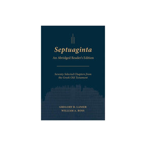 Septuaginta: An Abridged Reader's Edition is a comprehensive book by authors Gregory R Lanier and William A Ross. This reader's edition provides a condensed version of the Septuagint, offering readers an accessible and engaging way to explore this importa