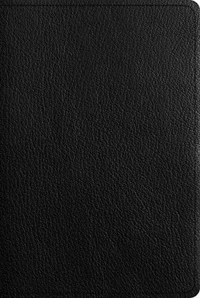 The ESV Heirloom Bible, Thinline Edition in Black Goatskin is a luxurious and durable Bible designed for long-lasting use. This edition features a sleek Thinline design, made with high-quality goatskin leather in a classic black color. The leather-bound c