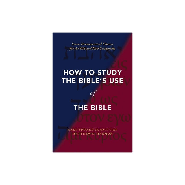 How to Study the Bible's Use of the Bible is an insightful book written by authors Gary Edward Schnittjer and Matthew S Harmon. This book provides valuable guidance on studying and understanding the Bible's use of scripture. Whether you are a beginner loo