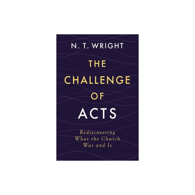 The Challenge of Acts by N T Wright is a thought-provoking book presented in a durable hardcover format. Dive into the insightful content provided by the renowned author as he explores the depth and significance of the Book of Acts. This book is a valuabl