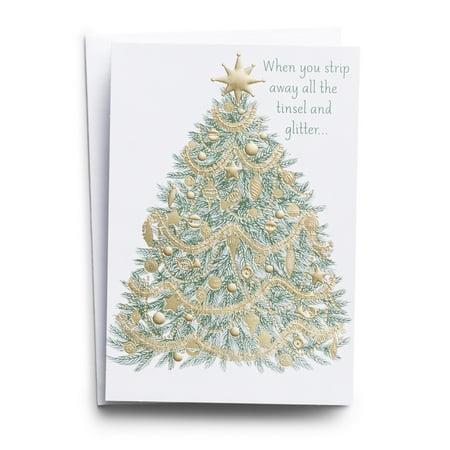 Celebrate the true meaning of Christmas with the DaySpring Tree to Cross - 18 Premium Christmas Greeting Cards. This special edition boxed set features 18 inspirational cards with a beautiful Tree to Cross design. The cards are 4 3/4" x 6 7/8" in size and