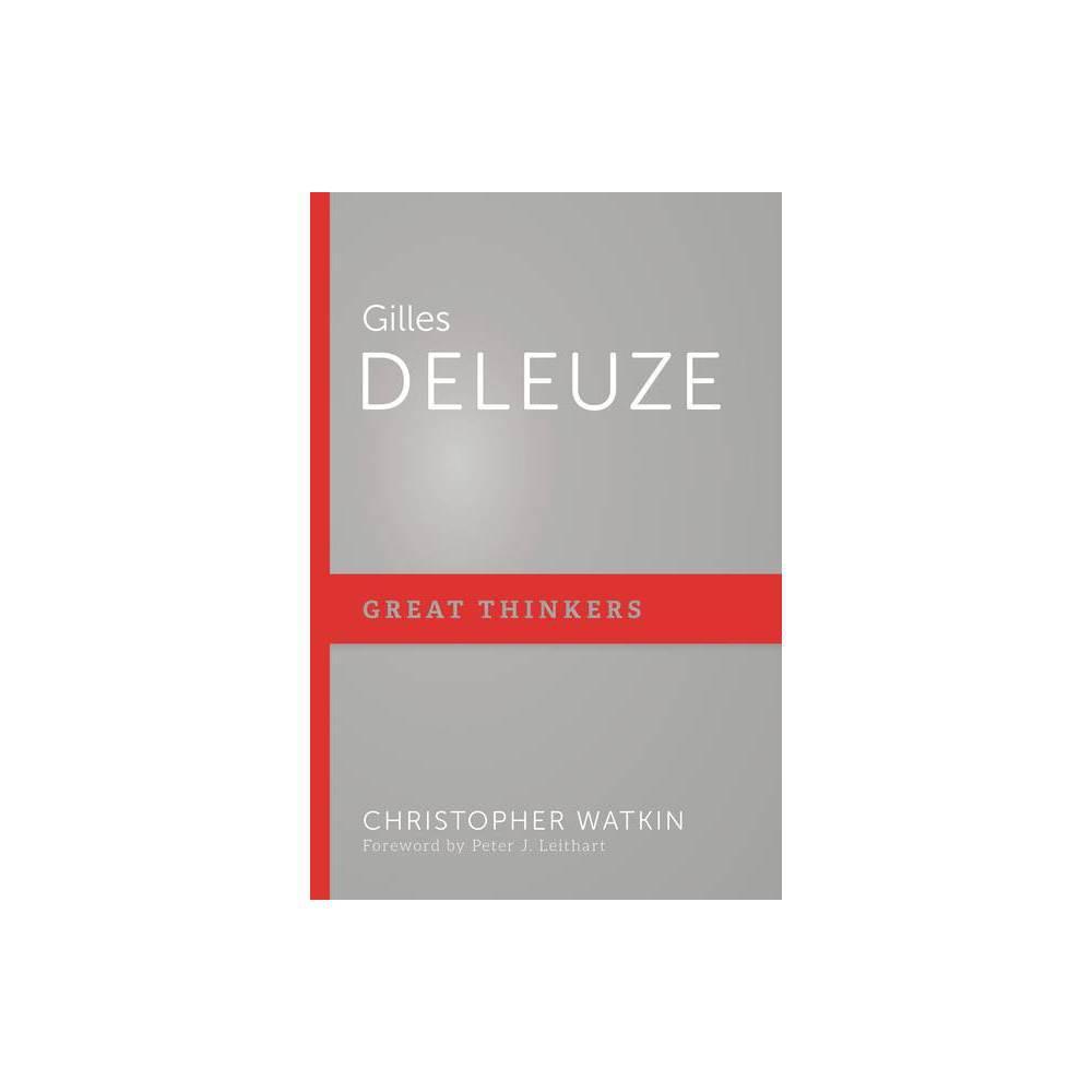 Gilles Deleuze - (Great Thinkers) by Christopher Watkin is a paperback book that delves into the philosophy of Gilles Deleuze. Authored by Christopher Watkin, this book provides a comprehensive exploration of the ideas and concepts put forth by Deleuze. I
