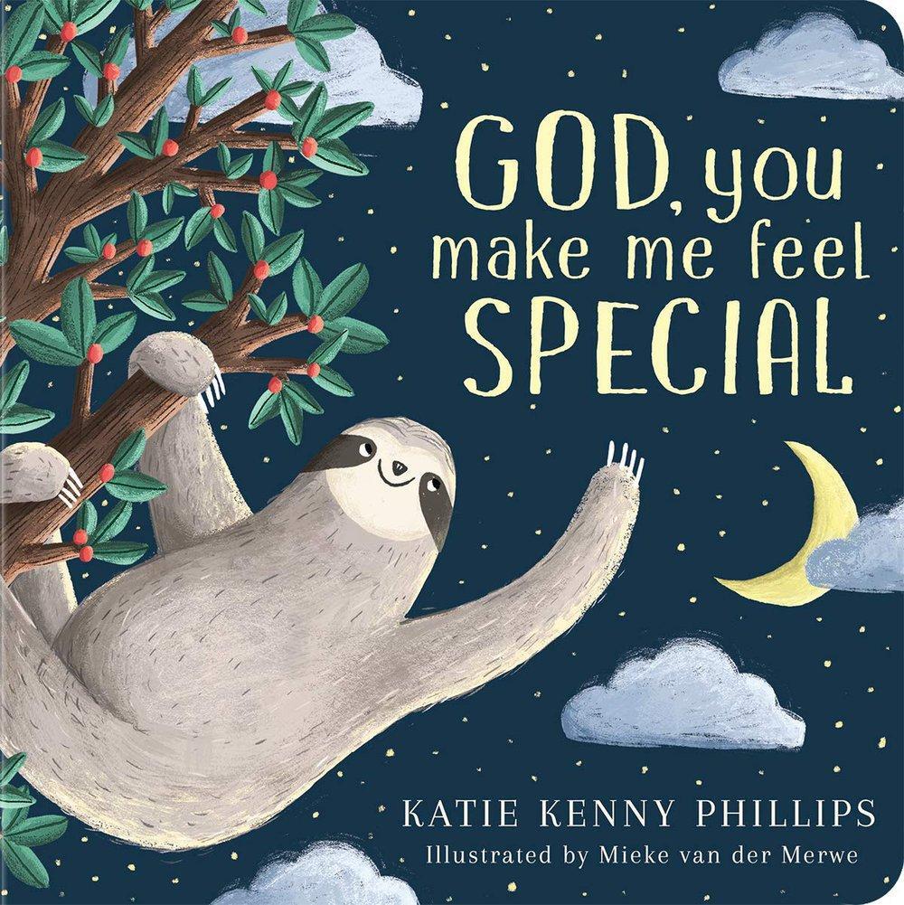 "God, You Make Me Feel Special" by Katie Kenny Phillips is a heartwarming board book that celebrates the special bond between a child and God. Through beautiful illustrations and simple, heartfelt words, this book reminds young readers that they are loved