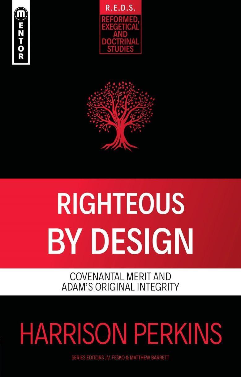 Righteous by Design: Covenantal Merit and Adam’s Original Integrity is a thought-provoking book that delves into the concept of covenantal merit and Adam's original integrity from a reformed exegetical doctrinal perspective. This book offers deep insights