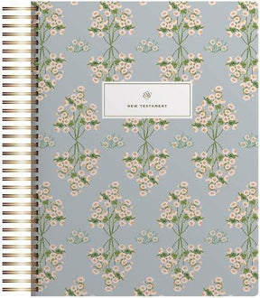 The ESV Spiral-Bound Journaling Bible, New Testament is a beautifully designed Bible featuring cover artwork by Lulie Wallace. This hardcover Bible is perfect for journaling and note-taking, allowing you to reflect on the teachings of the New Testament. T