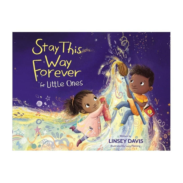 "Stay This Way Forever for Little Ones" by Linsey Davis is a heartwarming board book that captures the essence of cherishing special moments with little ones. This beautifully illustrated book is perfect for bedtime reading or quiet moments together, offe