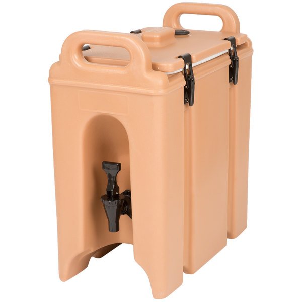 Each half cambro serves about 30-32 eight ounce cups of coffee.