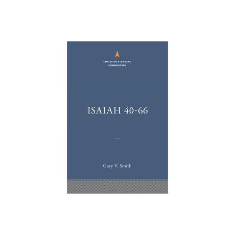 Isaiah 40-66: The Christian Standard Commentary by Gary V. Smith is a comprehensive commentary on the biblical book of Isaiah, specifically focusing on chapters 40 to 66. This hardcover edition provides insightful analysis and interpretations for readers 