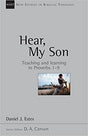 Teaching & Learning in Proverbs 1-9

In this New Studies in Biblical Theology volume, Daniel J. Estes synthesizes the teaching of the first nine chapters of Proverbs into a systematic statement of the theory of education and personal formation that lies b