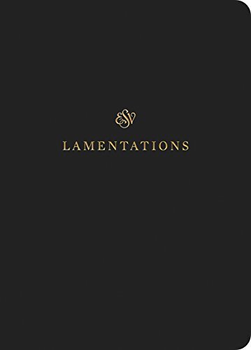 ESV Scripture Journal: Lamentations positions the full text of the book of Lamentations opposite lightly lined blank pages for recording notes and prayers--a great resource for personal Bible reading and reflection, group Bible studies, or sermon notes.