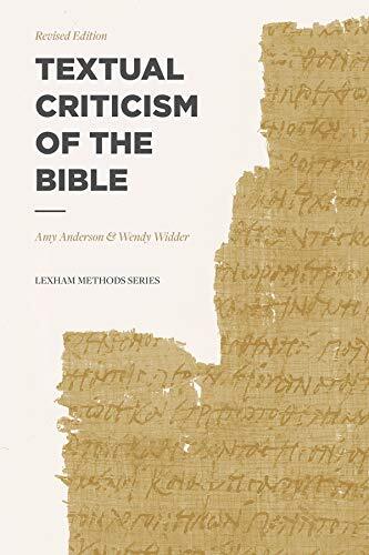 Revised Edition

Textual Criticism of the Bible provides a starting point for the study of both Old and New Testament textual criticism. In this book, you will be introduced to the world of biblical manuscripts and learn how scholars analyze and evaluate 