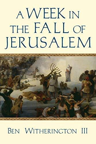 It s A.D. 70. Jerusalem and its temple have been destroyed by the Romans. As Jews and Christians escape the terror, we travel with some of them through an imagined week of flight and faith. A scribe heads for Galilee in search of records of Jesus life and