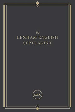 A New Translation

A fresh translation of the Septuagint. The Lexham English Septuagint (LES) is a new translation of the Septuagint, the Greek version of the Old Testament writings used during New Testament times and in the early church. Beautifully type