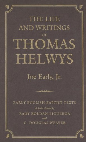 This is a compilation of all of Thomas Helwys' writings to honor his 400th birthday in 2009, translated from Latin or modern English. The first permanent Baptist and founder of the First Baptist church in England, Thomas Helwys helped develop Baptist theo