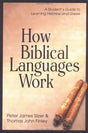 A Student's Guide to Learning Hebrew and Greek

A practical and easy-to-understand guide to the logical structure of both Hebrew and Greek. Ideal for biblical language students.
