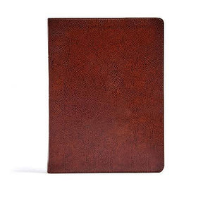 The CSB Verse-by-Verse Reference Bible features an easy-to-read verse-by-verse layout displaying each verse on its own line. Intentionally designed pages include red bold and indented verse numbers to make each verse easy-to-find on the page, wide margins
