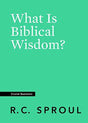 "Dr. R.C. Sproul explores the topic of wisdom by surveying five Old Testament books known as the "wisdom books" (Job, Psalms, Proverbs, Song of Solomon, and Ecclesiastes). He explains that to the early Hebrews wisdom meant an understanding of how to live 