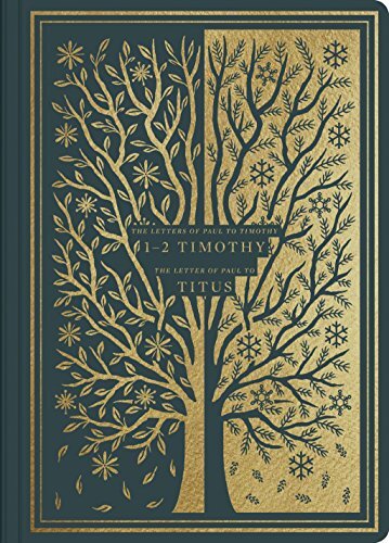 ESV Illuminated Scripture Journal: 1-2 Timothy and Titus pairs the entirety of 1-2 Timothy and Titus with a lightly dotted page opposite the Bible text along with hand-lettered illustrations--providing space to creatively reflect on God's Word.
