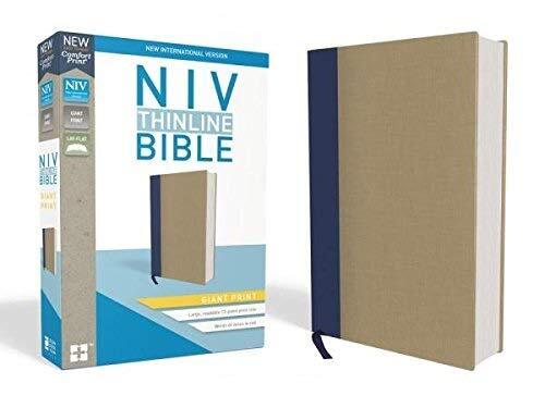 The NIV Thinline Bible, Giant Print captures the depth and beauty of the Bible, in a take-anywhere size. With a new custom typeface, this Bible delivers a more pleasant reading experience, making it even easier to understand God's Word. Measuring less tha