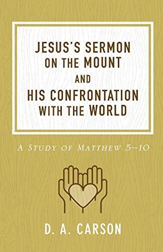 A Study of Matthew 5-10

In his explanation of Jesus's teaching in Matthew 5-10, D. A. Carson clearly presents the call for every believer to live a pure life. He offers pastors and lay readers rich insights and practical life application from the Sermon 