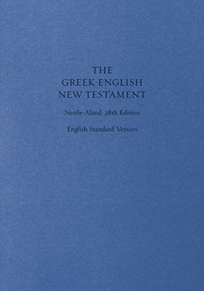 Combining Greek with the English Standard Version text, the Greek-English New Testament is an essential resource for students, pastors, and scholars who work with the Greek New Testament. On each spread, one page displays the Nestle-Aland Greek text, 28th