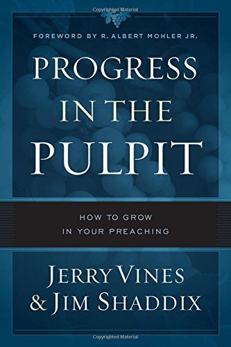 How to Grow in Your PreachingTake your preaching to the next level Like musical instruments, preachers get better over time--unless, of course, they neglect maintenance. Progress in the Pulpit is for seasoned preachers looking to refresh their craft and r