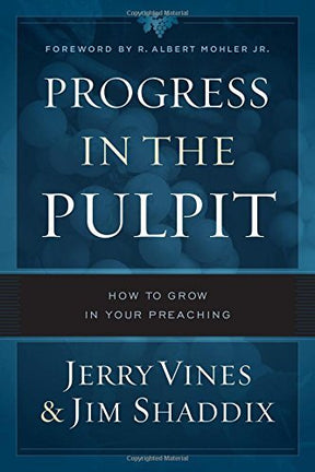 How to Grow in Your PreachingTake your preaching to the next level Like musical instruments, preachers get better over time--unless, of course, they neglect maintenance. Progress in the Pulpit is for seasoned preachers looking to refresh their craft and r