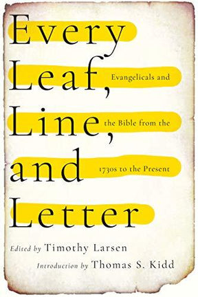 Evangelicals and the Bible from the 1730s to the Present

Christians within evangelicalism have always had a high regard for the Bible. How has the eternal Word of God been received across various races, age groups, genders, nations, and eras? This collec
