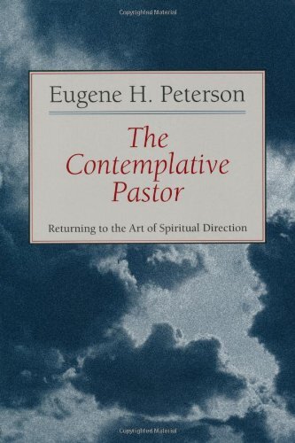 Returning to the Art of Spiritual Direction

Peterson, who has been gaining a growing reputation as a "pastor's pastor", speaks words of wisdom and refreshment for pastors caught in the busy-ness of preaching, teaching, and "running the church". Chapters 