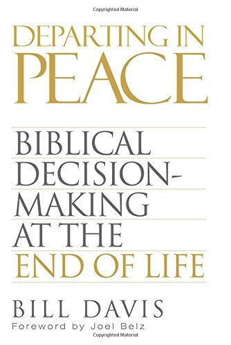 Biblical Decision-making at the End of Life

Decisions at the End of the create deep anxiety for those involved. But it is possible to find peace and comfort amid the hard choices. As a church elder and hospital ethics consultant, Bill Davis has talked, w
